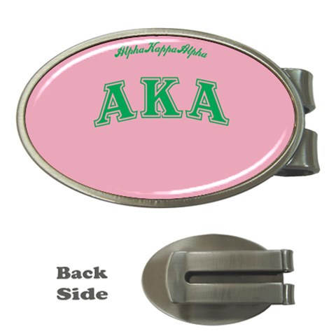 AKA_C Money Clip (Oval) from ArtsNow.com Front
