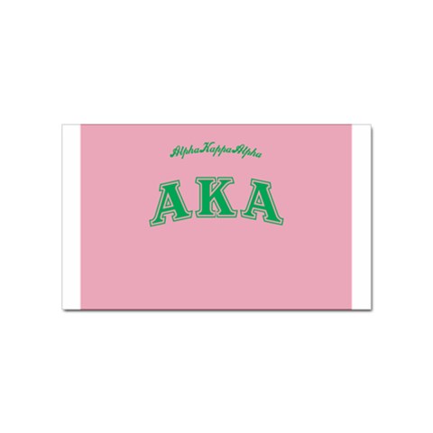 AKA_C Sticker (Rectangular) from ArtsNow.com Front