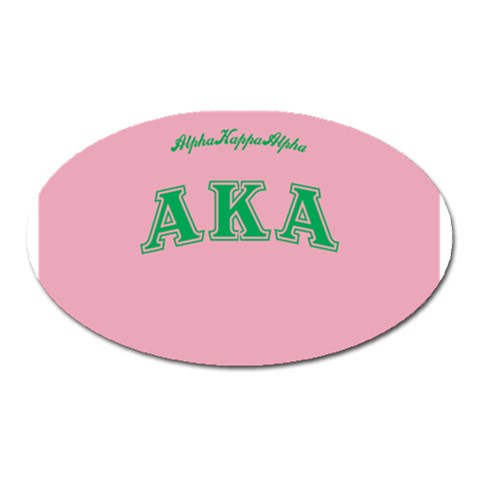 AKA_C Magnet (Oval) from ArtsNow.com Front