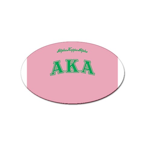 AKA_C Sticker Oval (100 pack) from ArtsNow.com Front