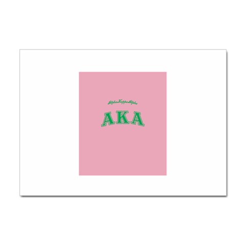 AKA_C Sticker A4 (10 pack) from ArtsNow.com Front