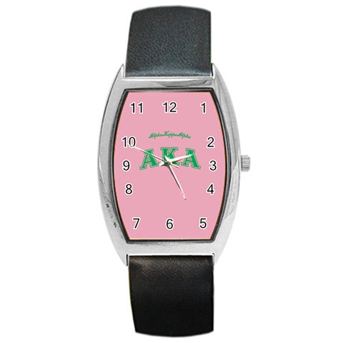 AKA_C Barrel Style Metal Watch from ArtsNow.com Front