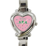  AKA_C Heart Italian Charm Watch