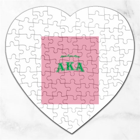 AKA_C Jigsaw Puzzle (Heart) from ArtsNow.com Front