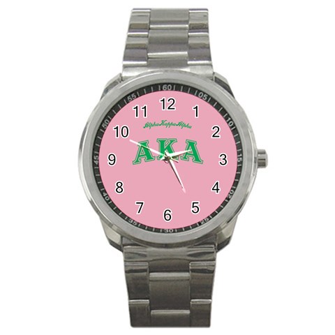 AKA_C Sport Metal Watch from ArtsNow.com Front