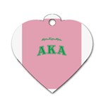  AKA_C Dog Tag Heart (One Side)
