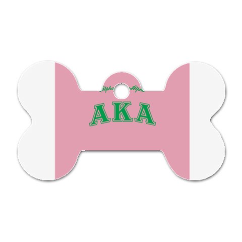 AKA_C Dog Tag Bone (Two Sides) from ArtsNow.com Front