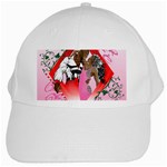 Diamonds & Pearls White Cap