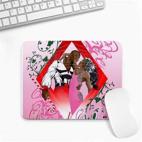 Diamonds & Pearls Small Mousepad from ArtsNow.com Front