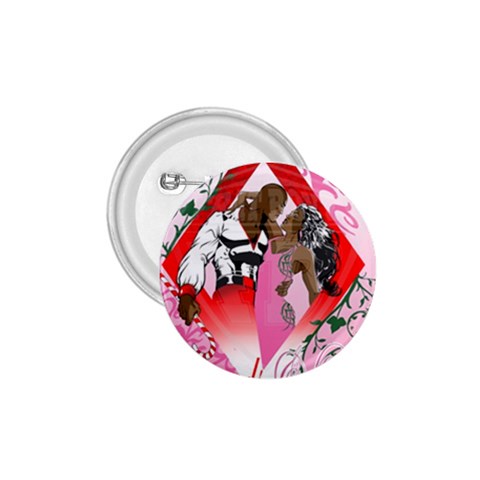 Diamonds & Pearls 1.75  Button from ArtsNow.com Front
