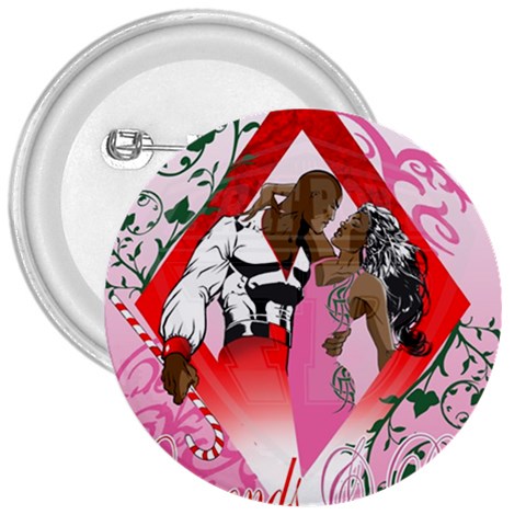 Diamonds & Pearls 3  Button from ArtsNow.com Front