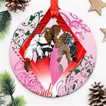 Diamonds & Pearls Ornament (Round)