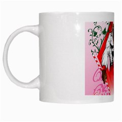 Diamonds & Pearls White Mug from ArtsNow.com Left
