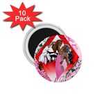 Diamonds & Pearls 1.75  Magnet (10 pack) 