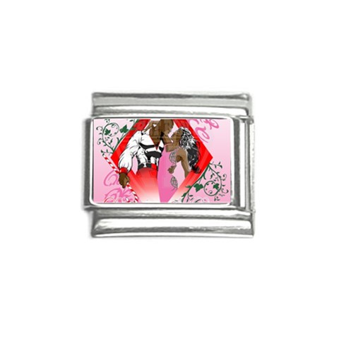 Diamonds & Pearls Italian Charm (9mm) from ArtsNow.com Front