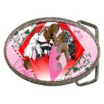 Diamonds & Pearls Belt Buckle