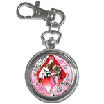 Diamonds & Pearls Key Chain Watch