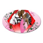 Diamonds & Pearls Magnet (Oval)