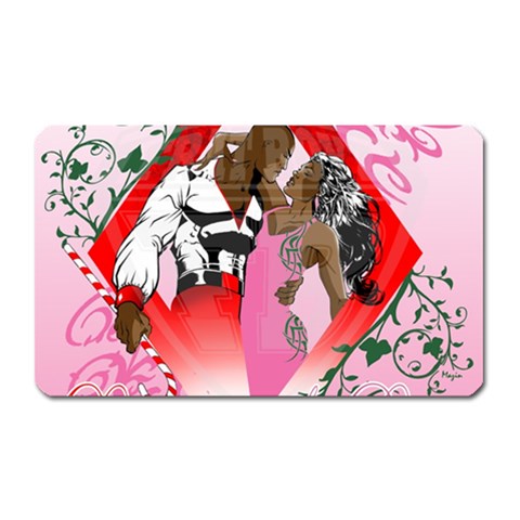 Diamonds & Pearls Magnet (Rectangular) from ArtsNow.com Front