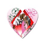 Diamonds & Pearls Magnet (Heart)