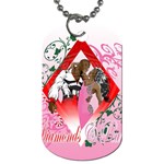 Diamonds & Pearls Dog Tag (One Side)