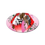 Diamonds & Pearls Sticker Oval (100 pack)
