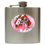 Diamonds & Pearls Hip Flask (6 oz)