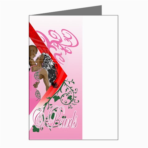 Diamonds & Pearls Greeting Cards (Pkg of 8) from ArtsNow.com Left