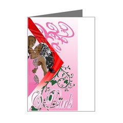 Diamonds & Pearls Mini Greeting Card from ArtsNow.com Left