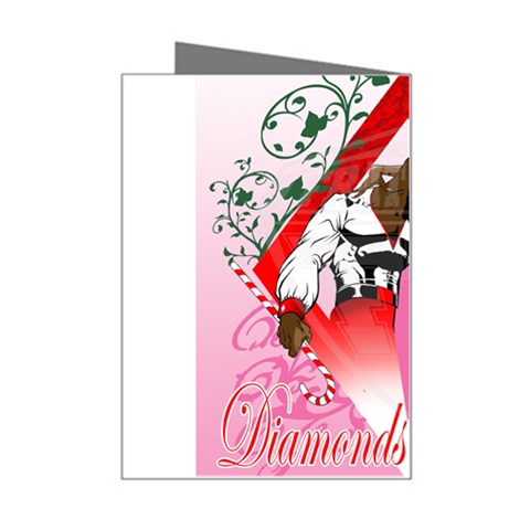 Diamonds & Pearls Mini Greeting Card from ArtsNow.com Right