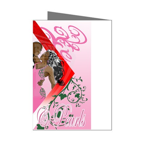 Diamonds & Pearls Mini Greeting Cards (Pkg of 8) from ArtsNow.com Left