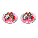 Diamonds & Pearls Cufflinks (Oval)