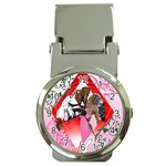 Diamonds & Pearls Money Clip Watch