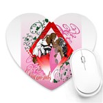Diamonds & Pearls Mousepad (Heart)