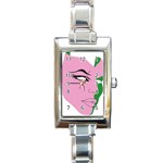 AKA SKEE WEE Rectangular Italian Charm Watch