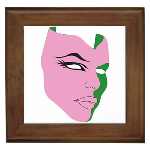 AKA SKEE WEE Framed Tile from ArtsNow.com Front