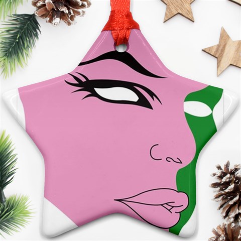 AKA SKEE WEE Ornament (Star) from ArtsNow.com Front