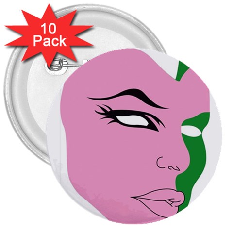 AKA SKEE WEE 3  Button (10 pack) from ArtsNow.com Front