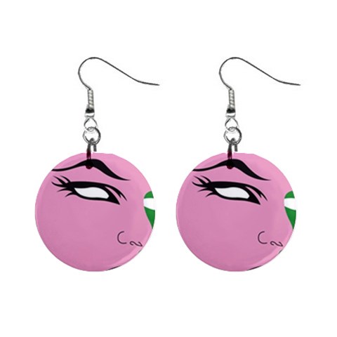 AKA SKEE WEE 1  Button Earrings from ArtsNow.com Front