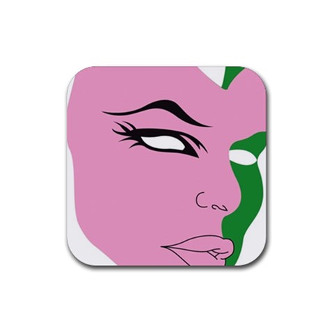 AKA SKEE WEE Rubber Coaster (Square) from ArtsNow.com Front