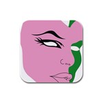 AKA SKEE WEE Rubber Square Coaster (4 pack)