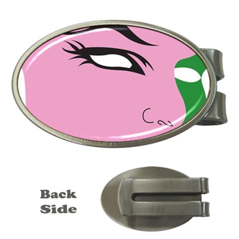 AKA SKEE WEE Money Clip (Oval) from ArtsNow.com Front
