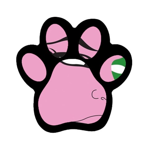 AKA SKEE WEE Magnet (Paw Print) from ArtsNow.com Front