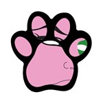 AKA SKEE WEE Magnet (Paw Print)