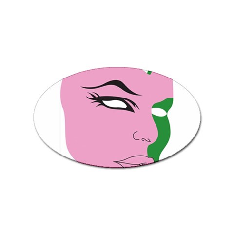 AKA SKEE WEE Sticker Oval (10 pack) from ArtsNow.com Front