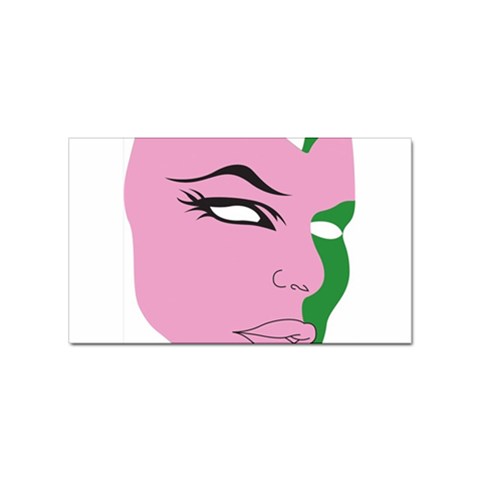 AKA SKEE WEE Sticker Rectangular (10 pack) from ArtsNow.com Front