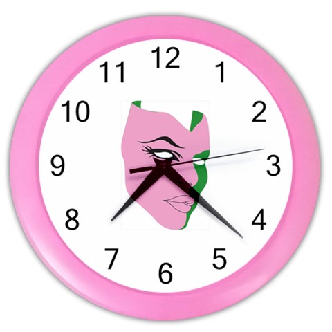 AKA SKEE WEE Color Wall Clock from ArtsNow.com Front