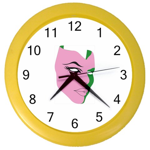 AKA SKEE WEE Color Wall Clock from ArtsNow.com Front