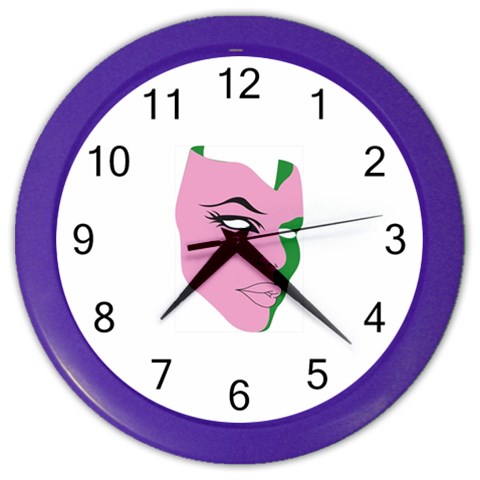 AKA SKEE WEE Color Wall Clock from ArtsNow.com Front