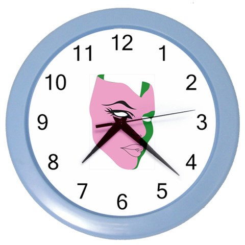 AKA SKEE WEE Color Wall Clock from ArtsNow.com Front